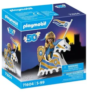 71604 Playmobil 50 Years Anniversary Set Golden Knight With Horse New Boxed