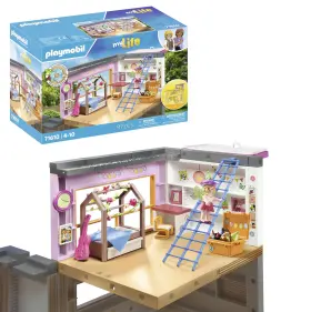 71610 Playmobil Mylife Habitaci N De Los Ni Os Incluye Una Figura Hechos M