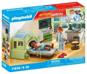 71618 Playmobil Action Heroes Patient At Mri 29 Pcs Toy Building Kit