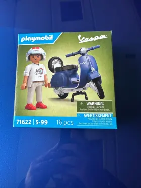 71622 Playmobil 71623 1969 Vespa 150 Sprint Veloce Blue New In Hand Usa Ready To Ship