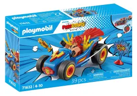71632 Playmobil Funstars Racing Wrestler Mib/new