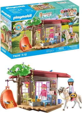 71638 Playmobil Relaxation Area Toy Set With Riders For Ages 5 Years 63 Pieces