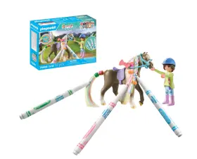 71640 Playmobil Horses Of Waterfall Kreativset Mit Pferd Und Stiften Inklusive