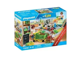 71648 Playmobil My Life Organic Supermarket Mib/new