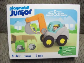 Playmobil 71684 Shovel Excavator Junior Play And Grow #71684 With 5 Pieces Missing Upc