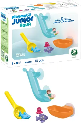 71689 Playmobil Junior Aqua Water Slide With Sea Animals