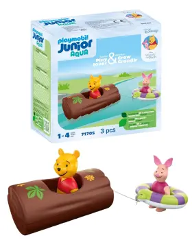 71705 Playmobil Junior Water Adventure Bath Toy Set Winnie The Pooh And Piglet