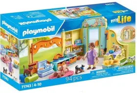 71743 Playmobil My Life Puppy Care Center 94 Pcs Toy Building Kit