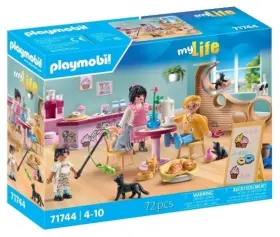 71744 Playmobil My Life Cat Cafe 72 Pcs Toy Building Kit