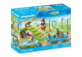 71745 Playmobil My Life Dog Park Mib/new