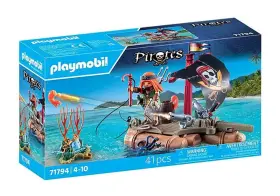 71794 Playmobil Pirates Pirate Raft With Treasure Mib/new