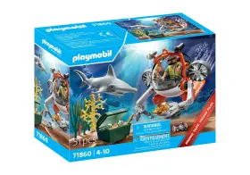 71860 Playmobil Treasure Hunt With Submarine Mib/new