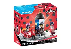 71864 Playmobil #71864 Miraculous Paris Scooter Ride - Brand New