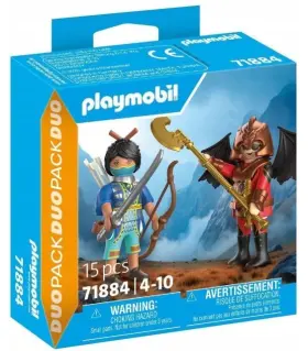 71884 Playmobil Duel Novelmore Vs. Burnham Warriors Duo Pack