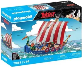 71888 Playmobil Asterix Pirate Ship Adventure For Children Complete Set