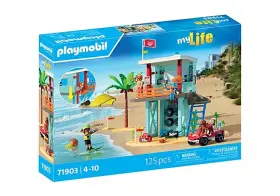 71903 Playmobil #71903 Lifeguard Tower With Beach Buggy - Brand New