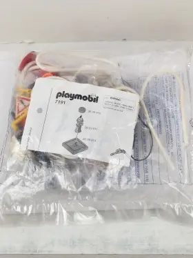 7191 Playmobil Rescue Firefighters Accessories Rare 1997 Version New Sealed Vtg