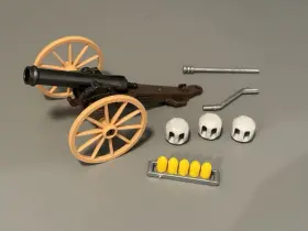 7317 Playmobil 7320 Vintage Western Cannon Rare Spring Firing Complete With No Box