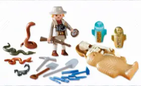 7361 Playmobil Archaeologistnew In Package