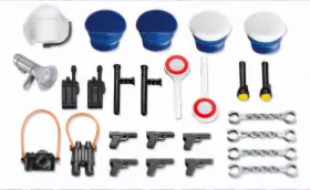 7447 Playmobil Police Accessories New Add-on Package Sealed