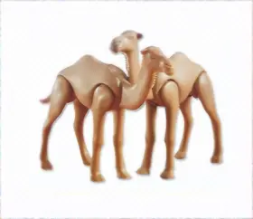 7586 Playmobil Two Camels Wildlife Egypt Desert New In Sealed Bag History Add-on