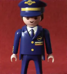 7611 Playmobil Pilot Keychain New In Package 7611 Playmobil Pilot Keychain New In Package