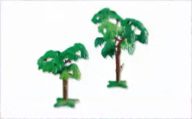 7632 Playmobil Broad-leafed Trees Add-on Sealed New Poly Bag