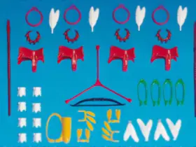 7709 Playmobil Indian Accessories Western Native American Vintage