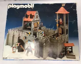 7721a8ca-25f4-4 Playmobil Vintage 3450 Castle With Original Box And Manual