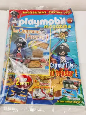 Playmobil 781224105807 Magazine And Pirate Captain Figure New #22