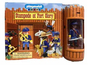 Playmobil 781575842394 New Books Stampede At Fort Glory Wild West Soldier Cowboy Play Set