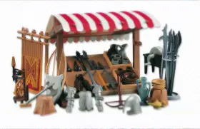 7855 Playmobil Knights Market Stand Stall Castle New Add-on