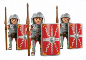 7868 Playmobil 7878 3 Legionaries Roman Soldier New In Sealed Add-on Package