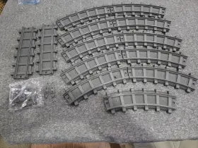 5258 Playmobil 791325008641 City Action Track Pieces 13 Tracks Only And Connectors