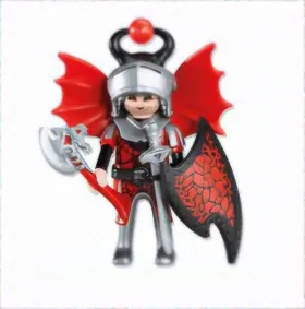 7974 Playmobil Red Dragon Knights Leader Brand New Sealed Retired