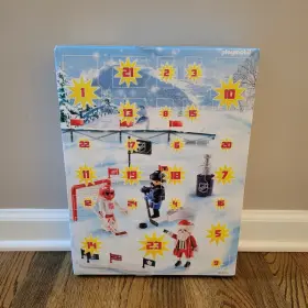 9017 Playmobil Rare Vtg Advent Calendar Nhl - Christmas