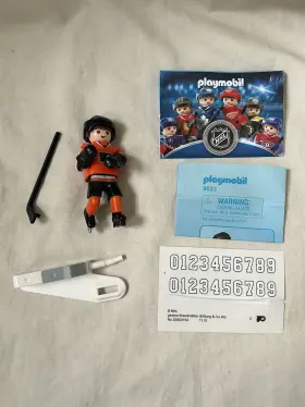 9033 Playmobil Philadelphia Flyers Shooter Figure Ice Hockey Nhl