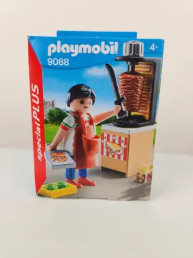9088 Playmobil Kebab Vendor Gyro Al Pastor Special Plus New And Sealed