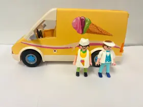 9114 Playmobil 2004 City Life Ice Cream Truck Van Set #9114 Vintage