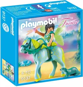 9137 Playmobil Enchanted Fairy With Horse Fairies Princess Castle New