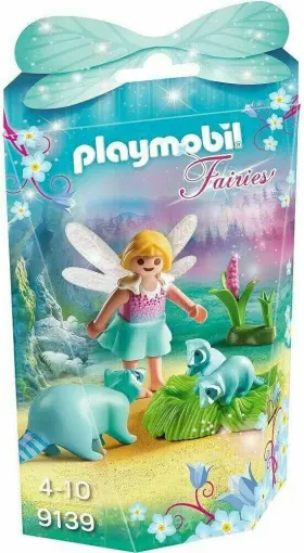9139 Playmobil Fairy Girl With Racoons Animal Fairies Magic Castle Figures New