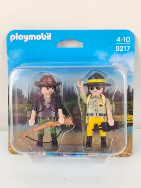 9217 Playmobil Ranger And Hunter Safari New Sealed 2016