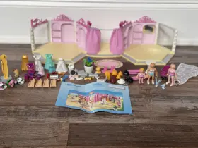 9226 Playmobil Bridal Shop With Changeable Hair And Clothes - Slightly Used