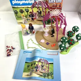 9229 Playmobil City Life Wedding Ceremony Bride Groom 140 Pc 100% Complete Read