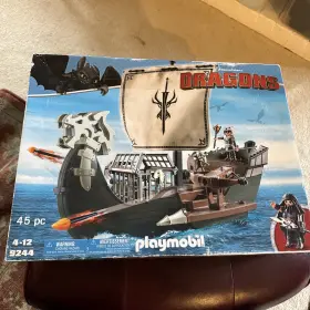 9244 Playmobil Dragons - How To Train Your Dragon Dragos Ship New And Sealed