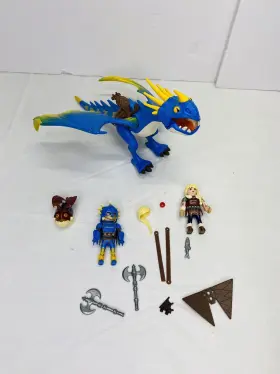 9247 Playmobil How To Train Your Dragon Astrid And Stormfly Hobbgobler Armored Up