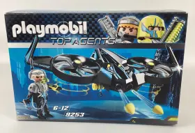 9253 Playmobil Top Agents Mega Drone Movable Rotors Cannons Winch 2017 Geobra