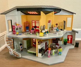 9271 Playmobil 9266 Modern Doll House Lot Figures Furniture Sets 9268 9269 9270