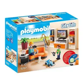 9267 Playmobil Modern Living Room Dollhouse Furniture New