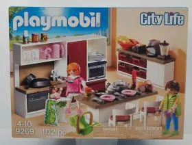 9269 Playmobil 2017 City Life #9269 Kitchen For Modern House 102 Pieces Open Box